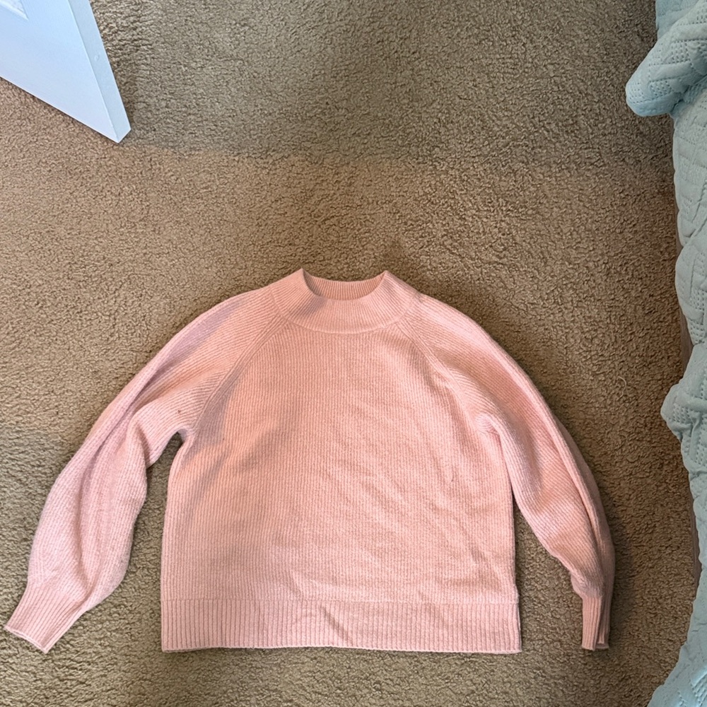 GAP Soft Pink Crew Neck Sweater